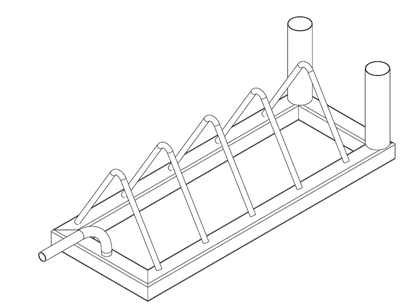 Horizontal Plate and Olympic Bar Rack Organizer Weight Plate Rack