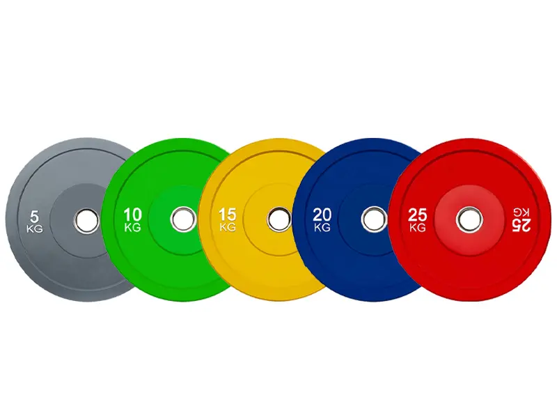 Barbell Plate Fitness Gym Bumper...