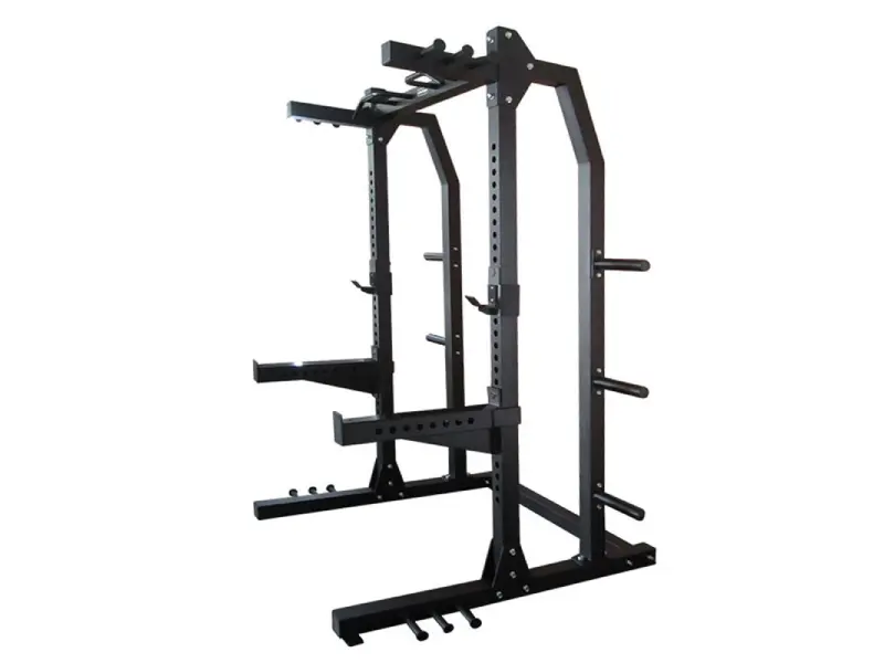 Heavy-Duty Crossfit Half Rack for Strength Training