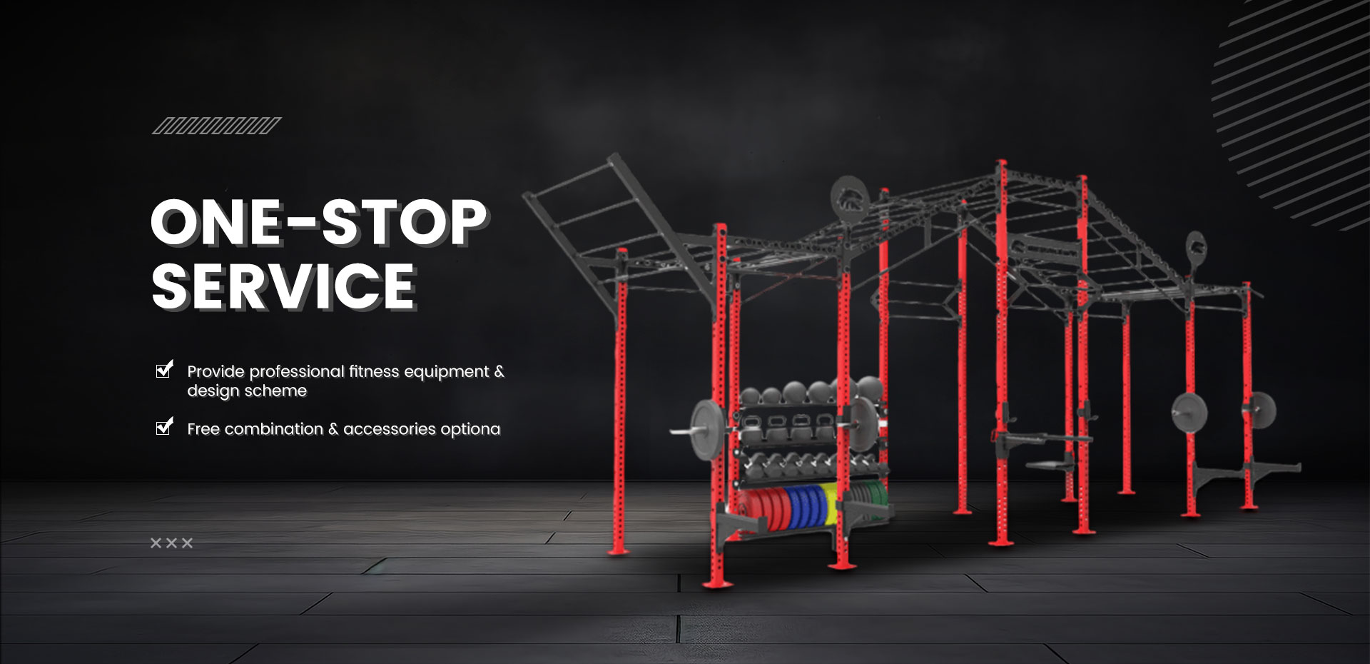 Provide professional fitness equipment design scheme