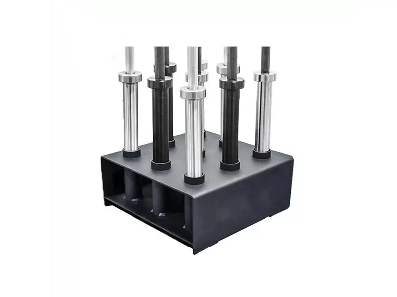 Vertical 9 Bar Holder Barbell Storage Rack