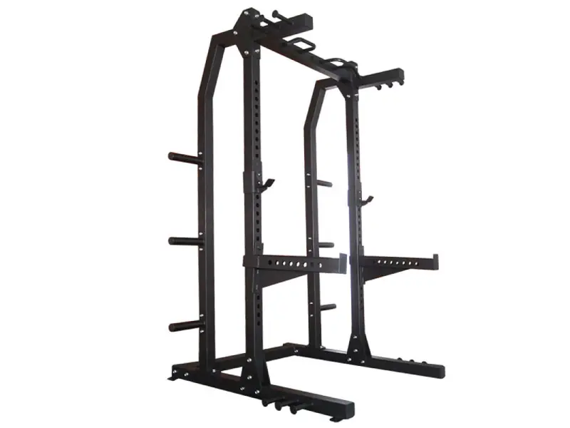 Heavy-Duty Crossfit Half Rack for Strength Training